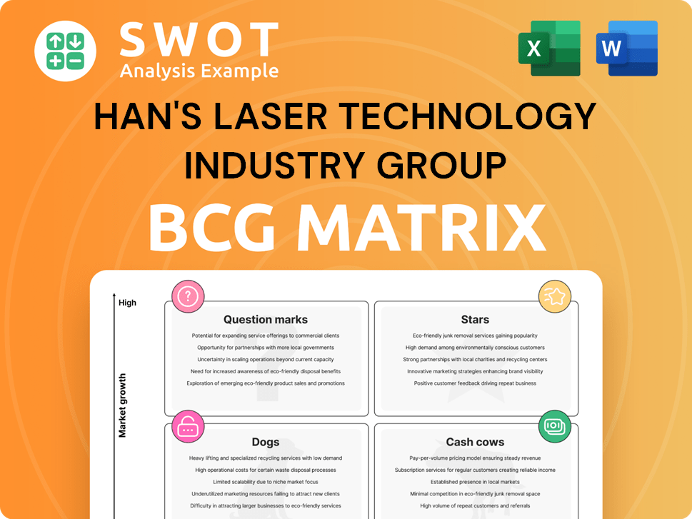 Han's Laser Technology Industry Group Boston Consulting Group Matrix