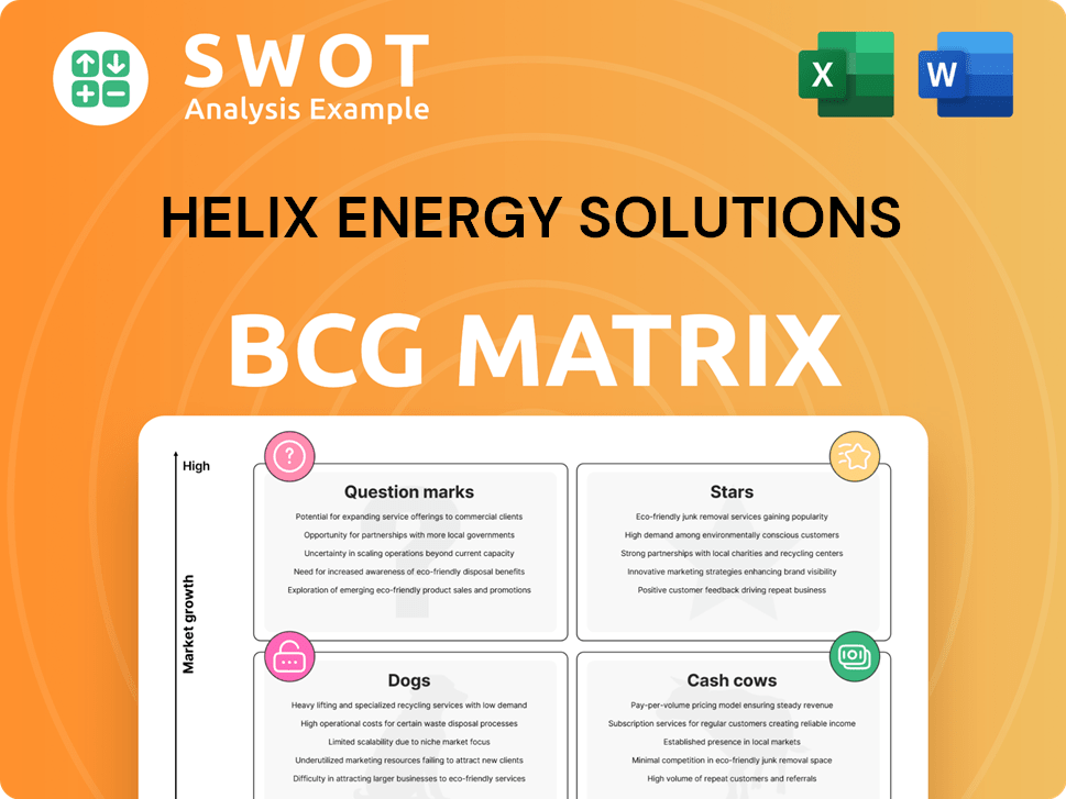 Helix Energy Solutions Boston Consulting Group Matrix