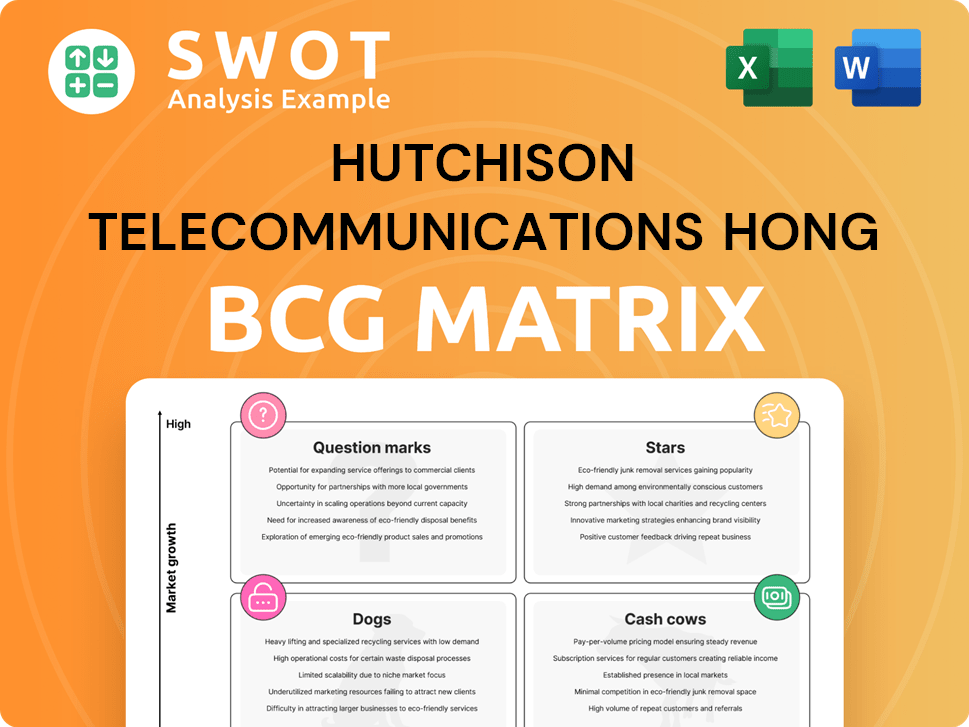Hutchison Telecommunications Hong Kong Holdings Boston Consulting Group Matrix