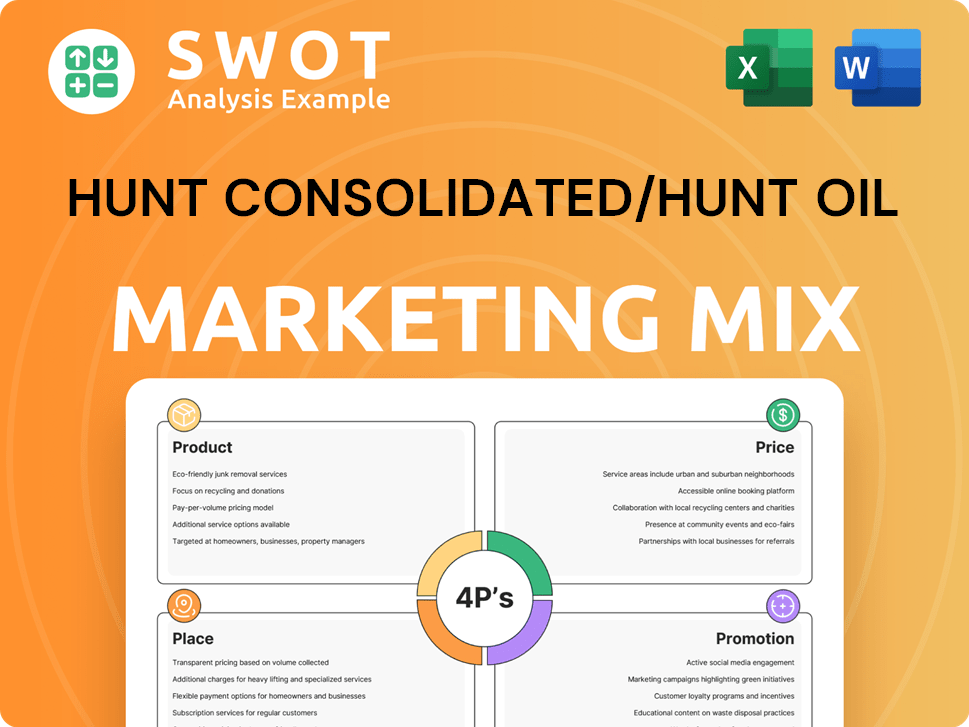 Hunt Consolidated/Hunt Oil Marketing Mix