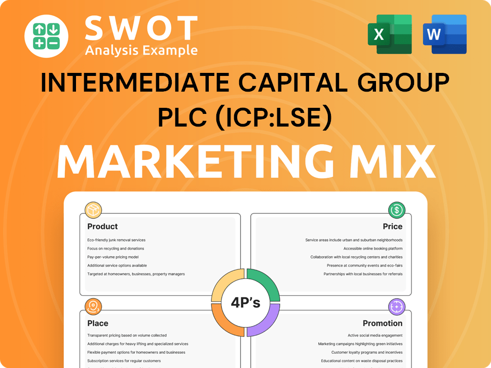 Intermediate Capital Group Plc (ICP:LSE) Marketing Mix