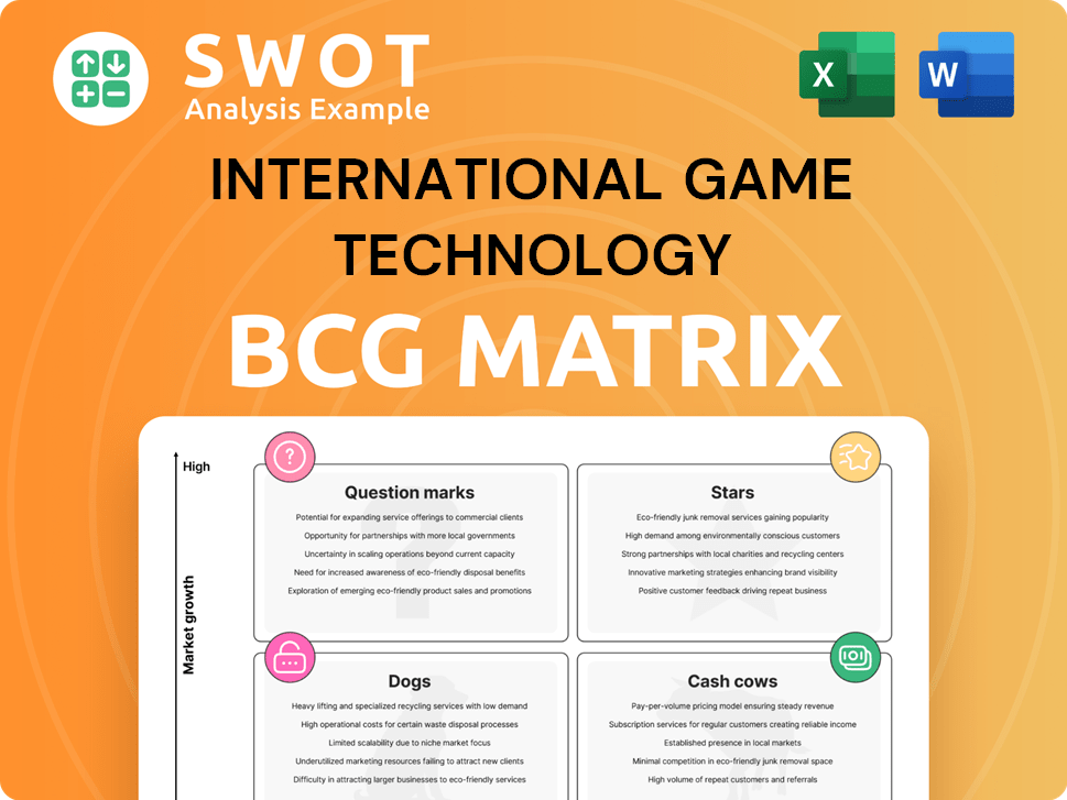 International Game Technology Boston Consulting Group Matrix