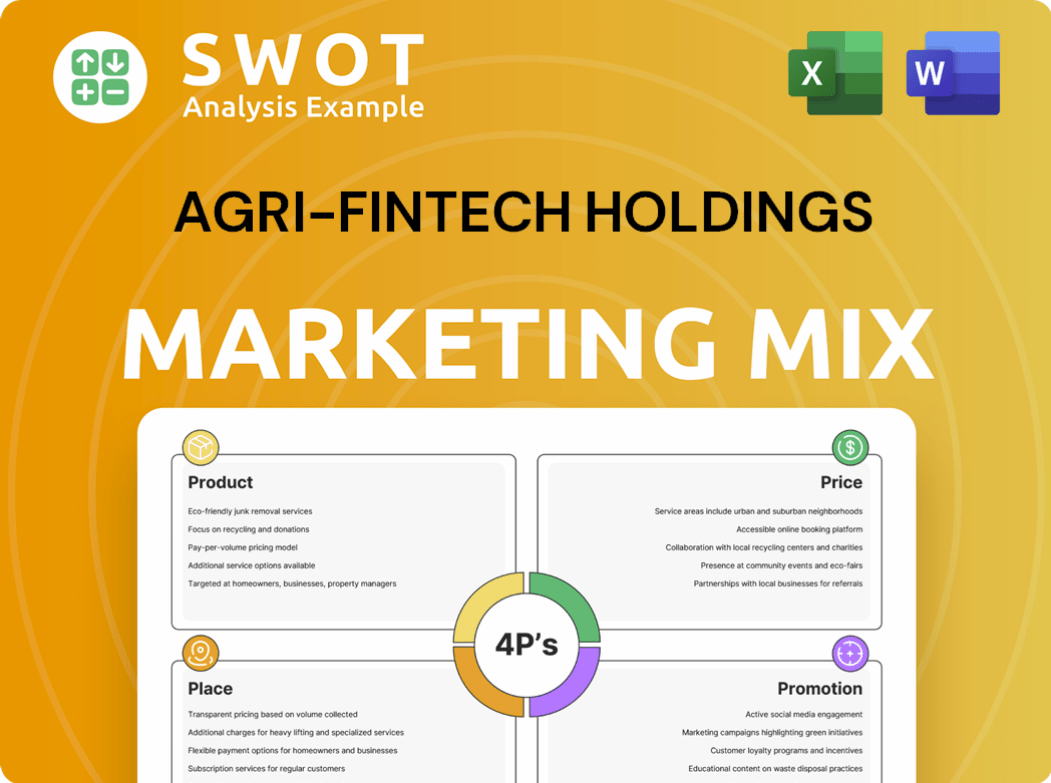 Agri-Fintech Holdings Marketing Mix