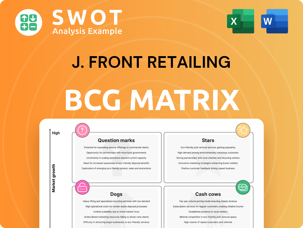 J. Front Retailing Boston Consulting Group Matrix