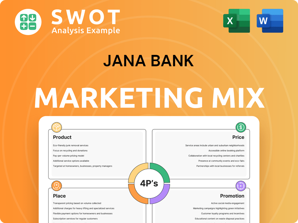 Jana Bank Marketing Mix