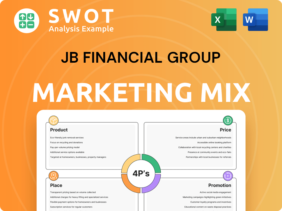 JB Financial Group Marketing Mix