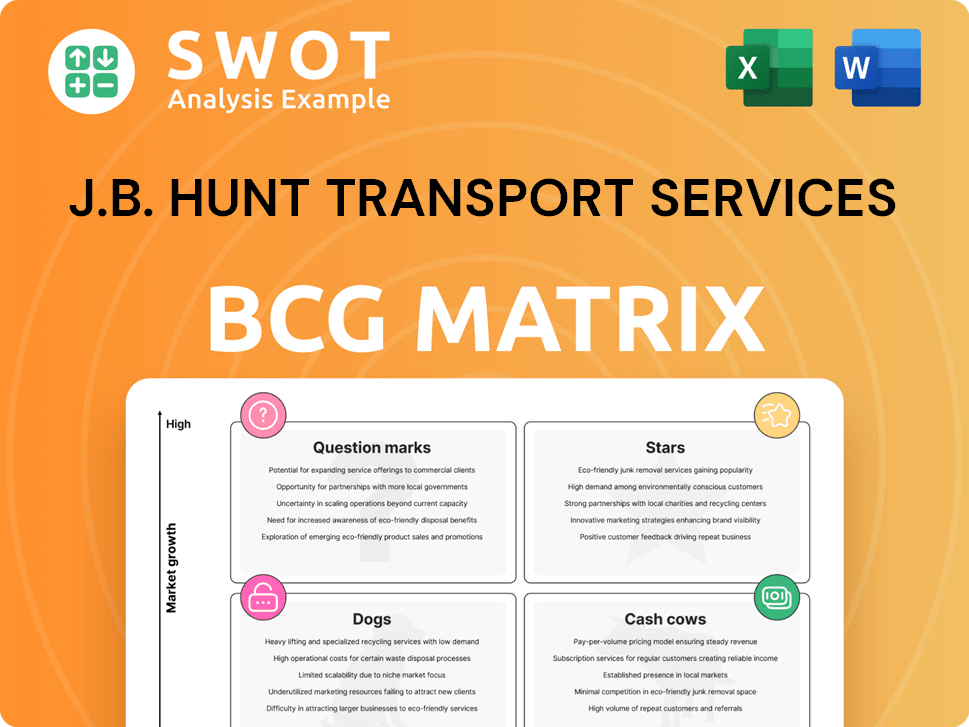 J.B. Hunt Transport Services Boston Consulting Group Matrix