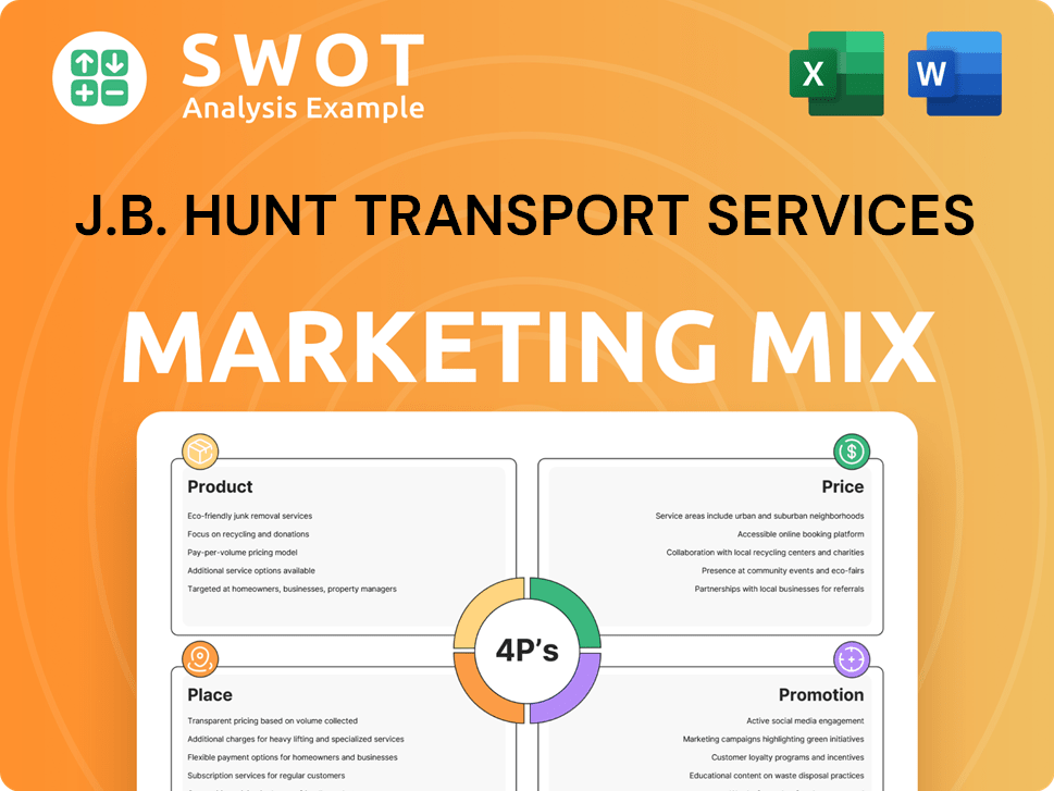 J.B. Hunt Transport Services Marketing Mix