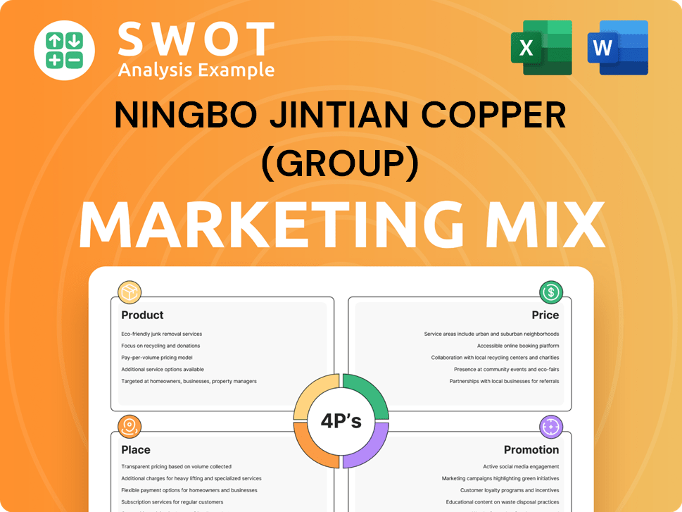 Ningbo Jintian Copper (Group) Marketing Mix