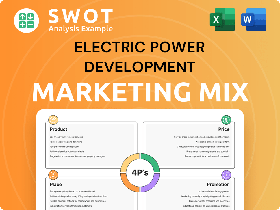 Electric Power Development Marketing Mix