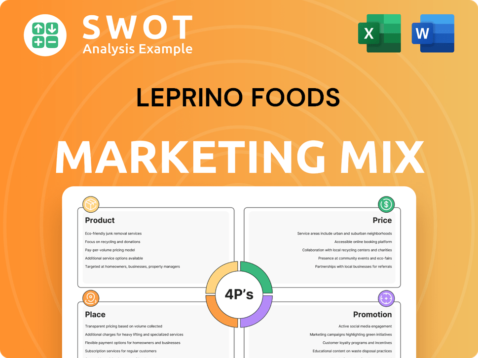 Leprino Foods Marketing Mix