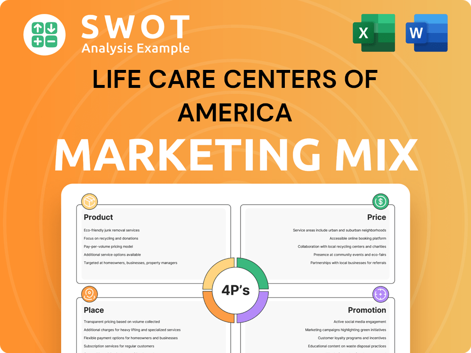 Life Care Centers of America Marketing Mix