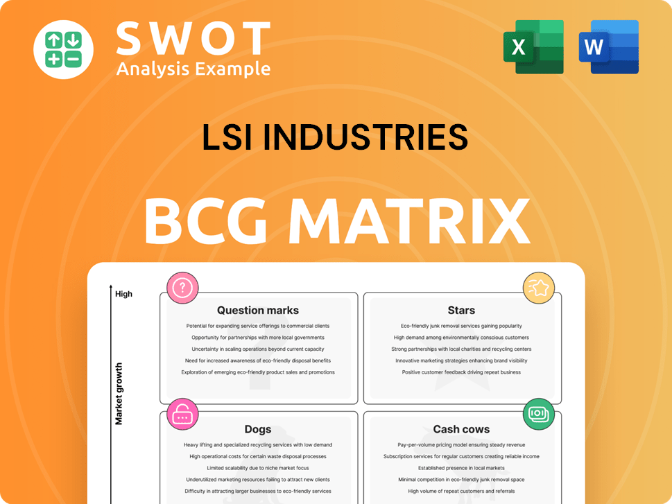 LSI Industries Boston Consulting Group Matrix