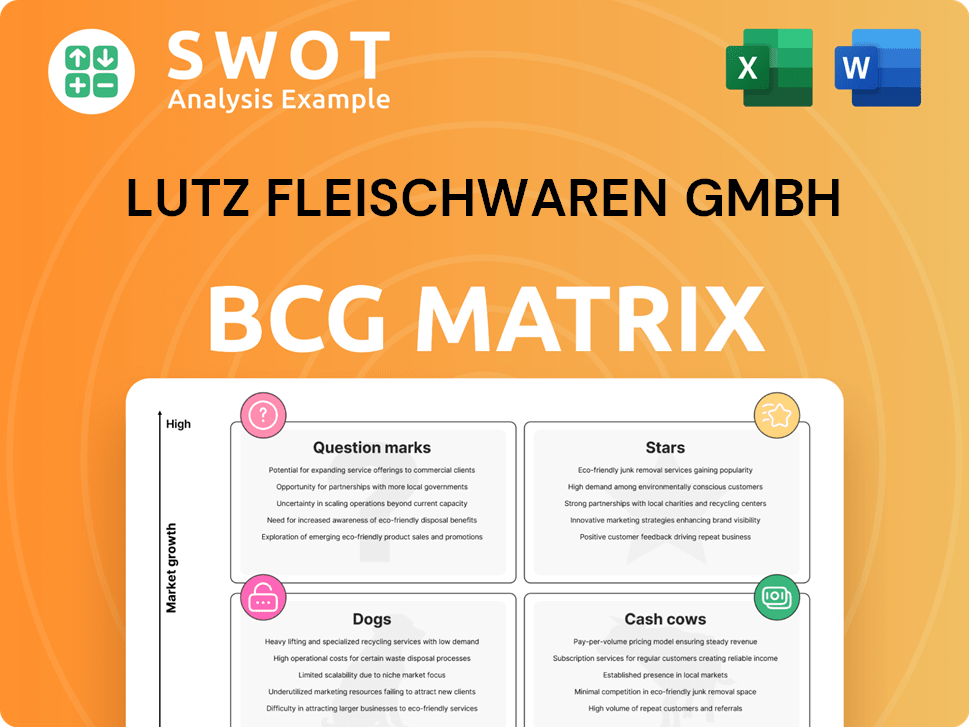 Lutz Fleischwaren GmbH Boston Consulting Group Matrix
