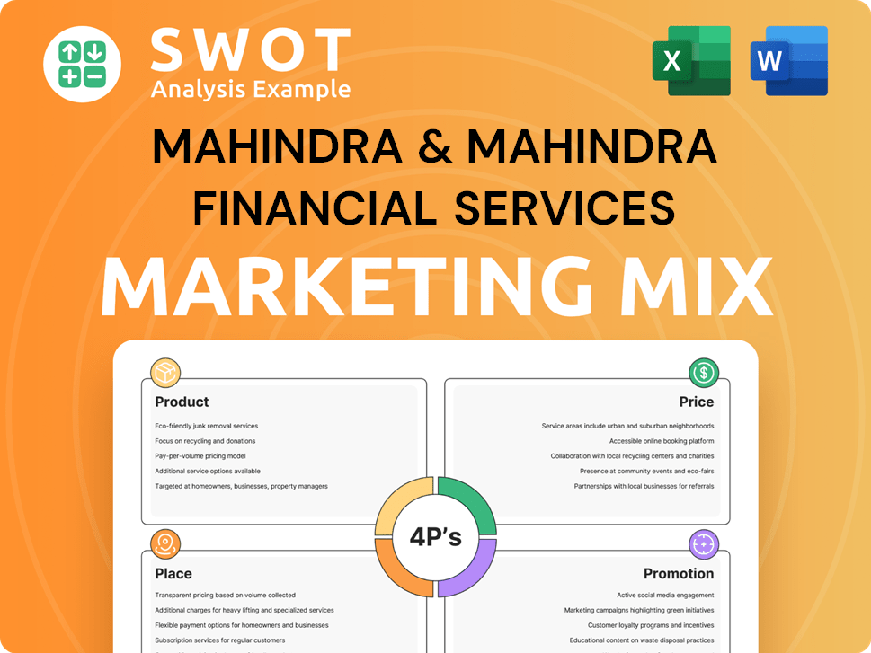 Mahindra & Mahindra Financial Services Marketing Mix
