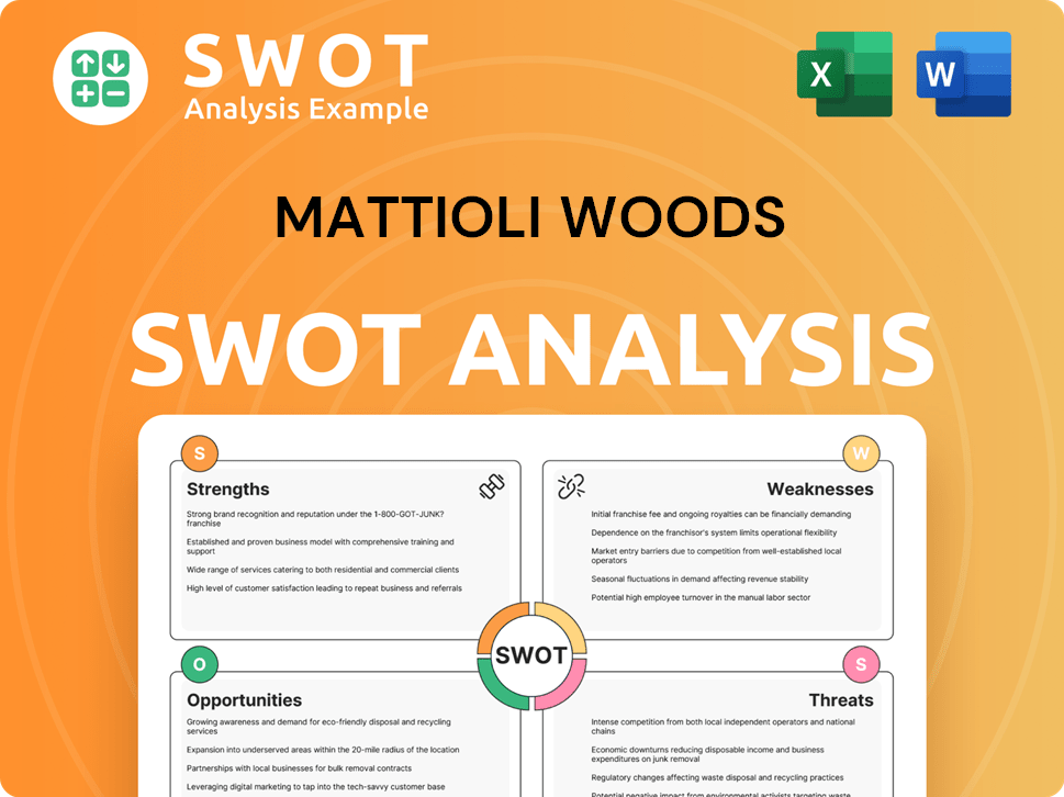 Mattioli Woods SWOT Analysis