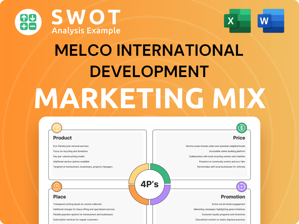 Melco International Development Marketing Mix