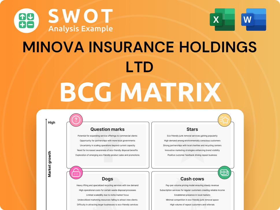 Minova Insurance Holdings Ltd Boston Consulting Group Matrix