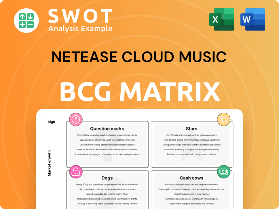 NetEase Cloud Music Boston Consulting Group Matrix