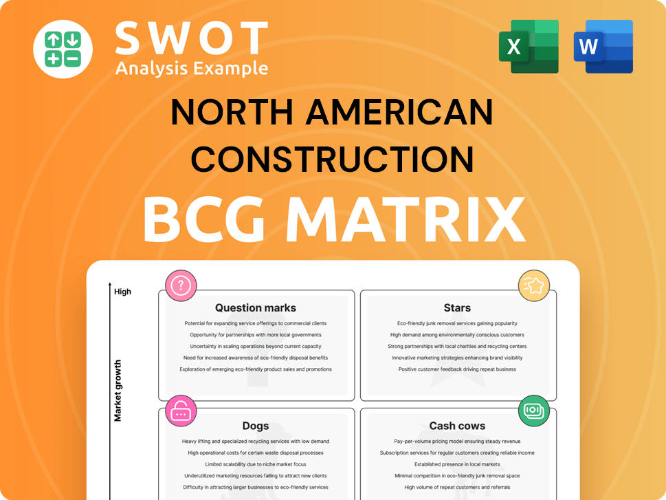 North American Construction Boston Consulting Group Matrix