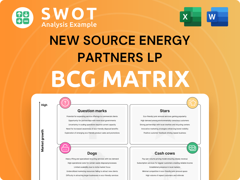 New Source Energy Partners LP Boston Consulting Group Matrix