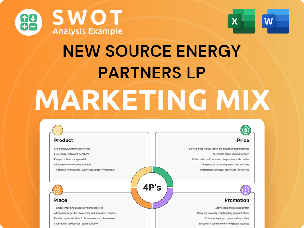 New Source Energy Partners LP Marketing Mix