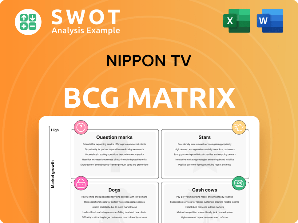 Nippon TV Boston Consulting Group Matrix