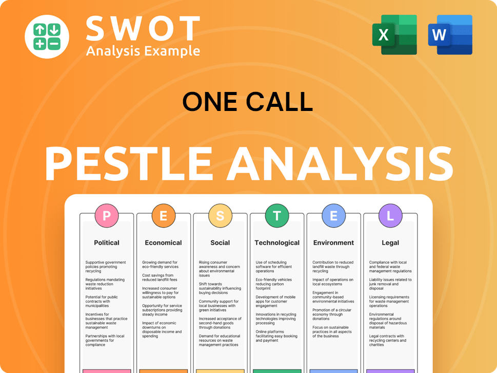 One Call PESTLE Analysis