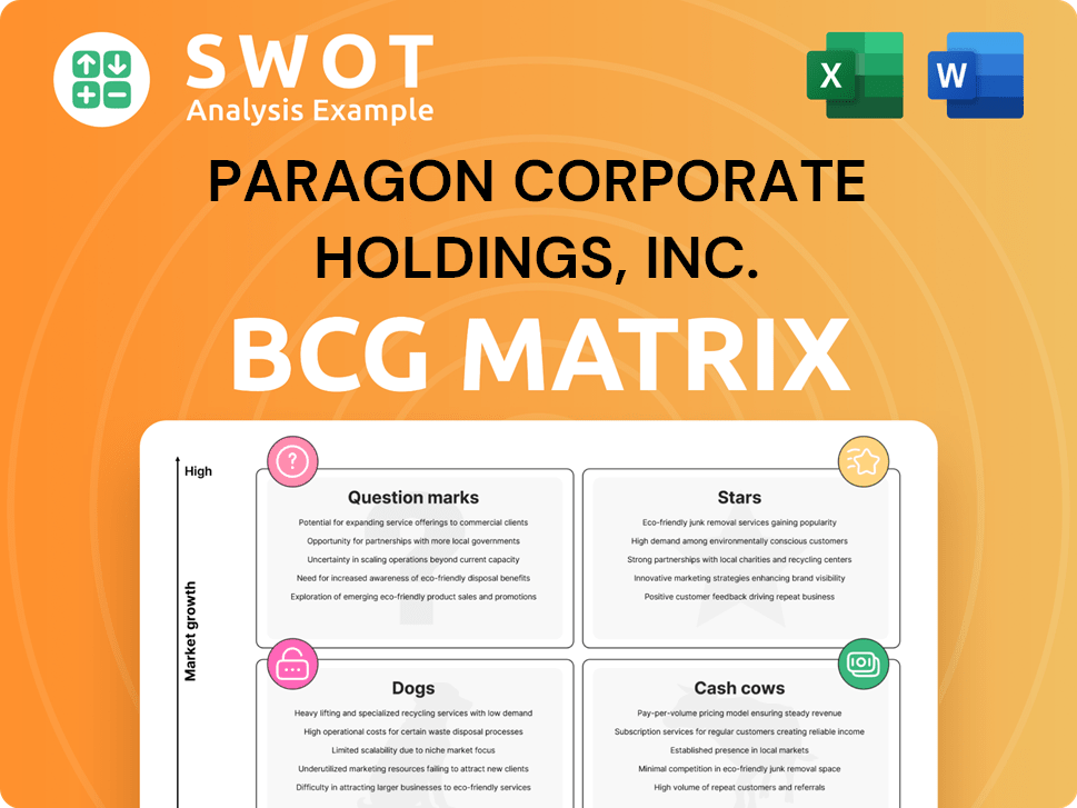 Paragon Corporate Holdings, Inc. Boston Consulting Group Matrix