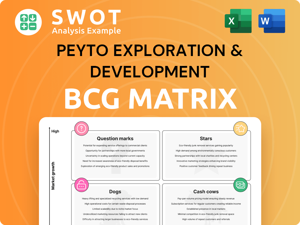 Peyto Exploration & Development Boston Consulting Group Matrix