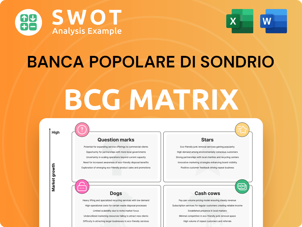 Banca Popolare di Sondrio Boston Consulting Group Matrix