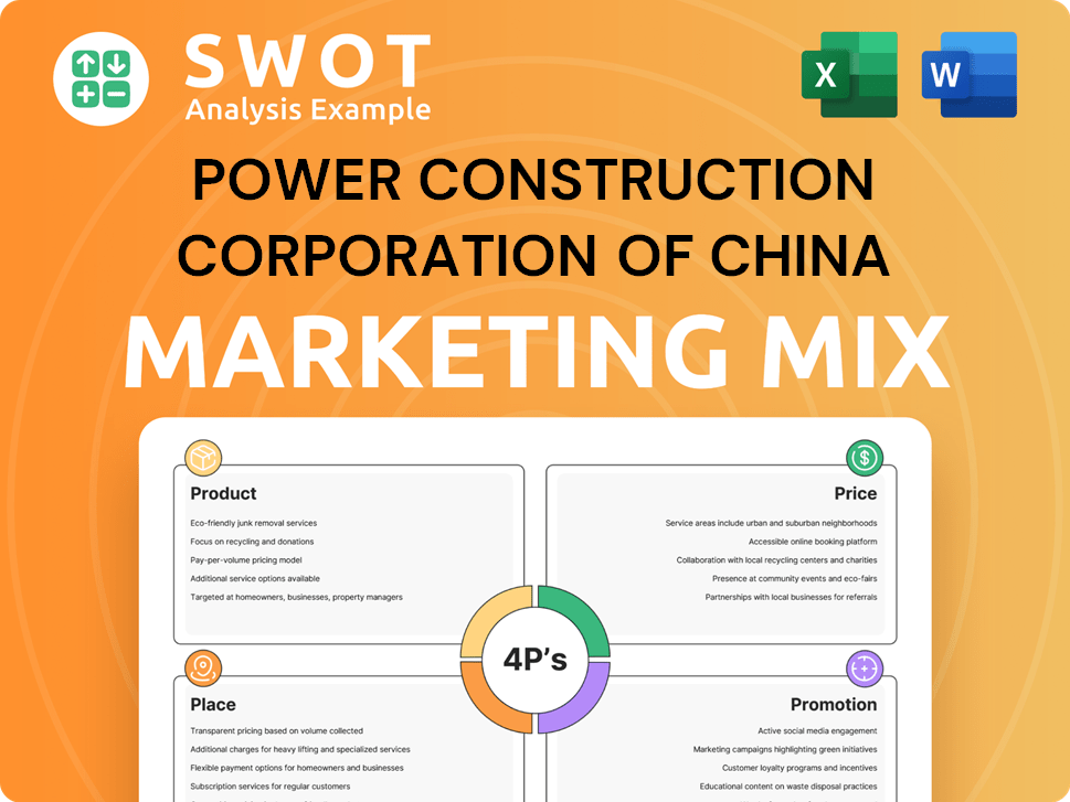 Power Construction Corporation of China Marketing Mix