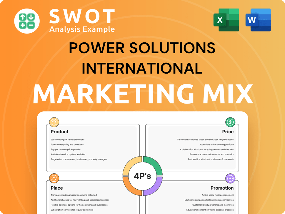 Power Solutions International Marketing Mix