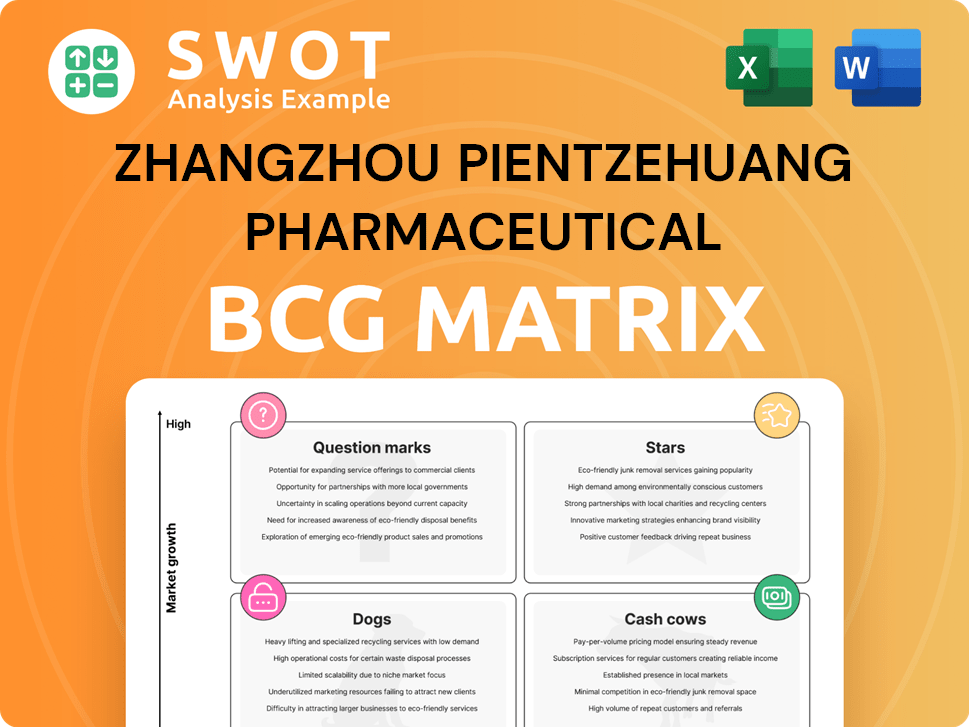 Zhangzhou Pientzehuang Pharmaceutical Boston Consulting Group Matrix