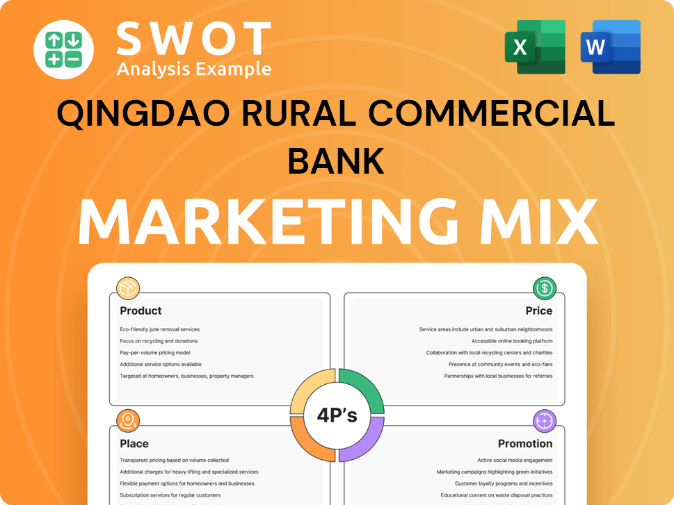 Qingdao Rural Commercial Bank Marketing Mix