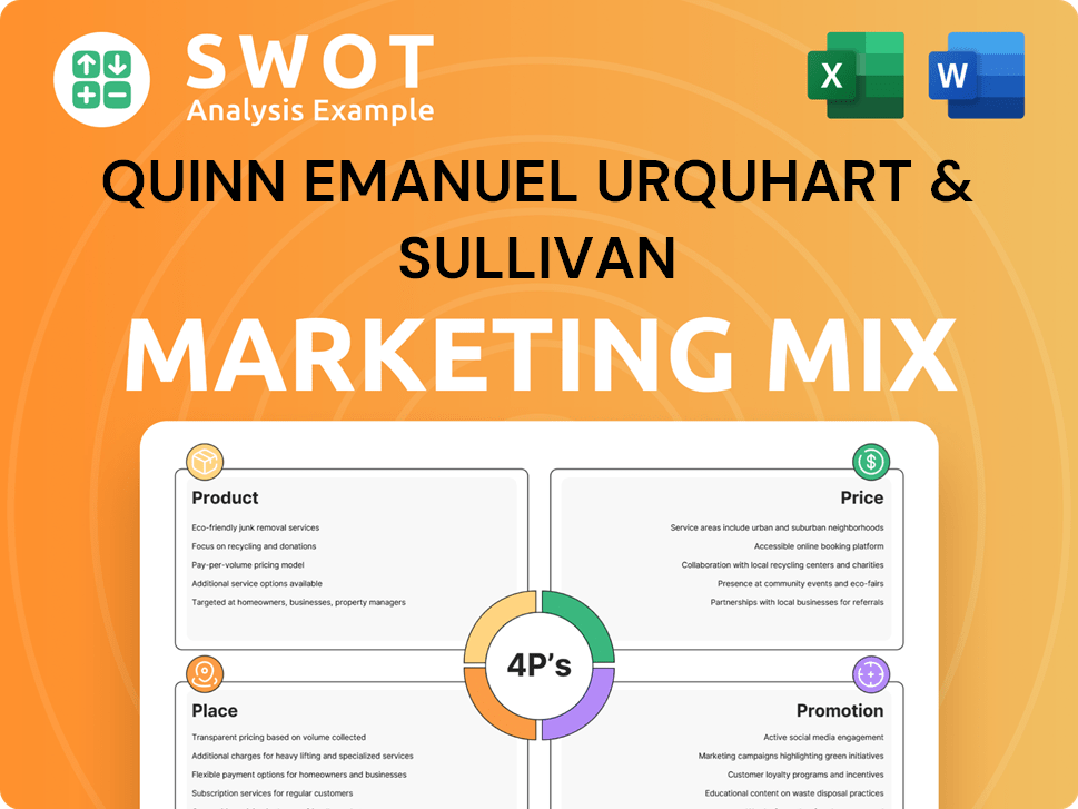 Quinn Emanuel Urquhart & Sullivan Marketing Mix