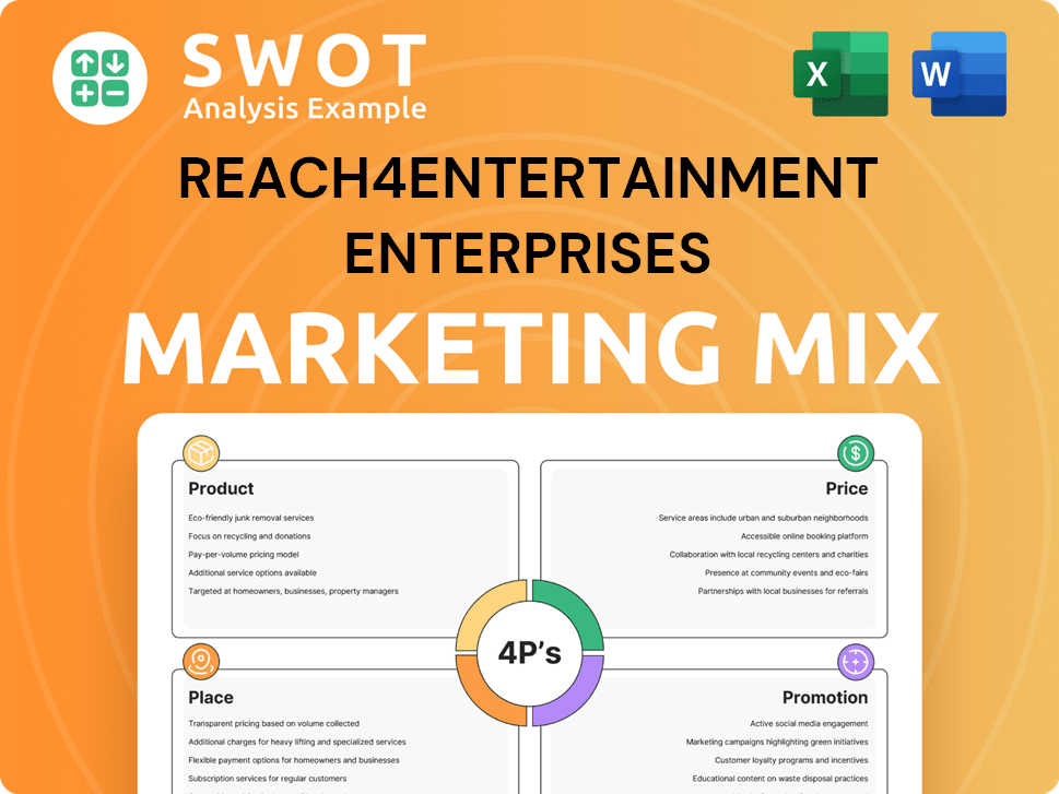 Reach4Entertainment Enterprises Marketing Mix