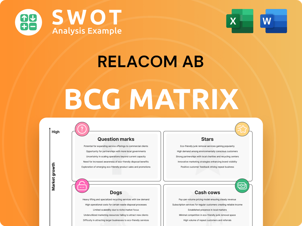Relacom AB Boston Consulting Group Matrix