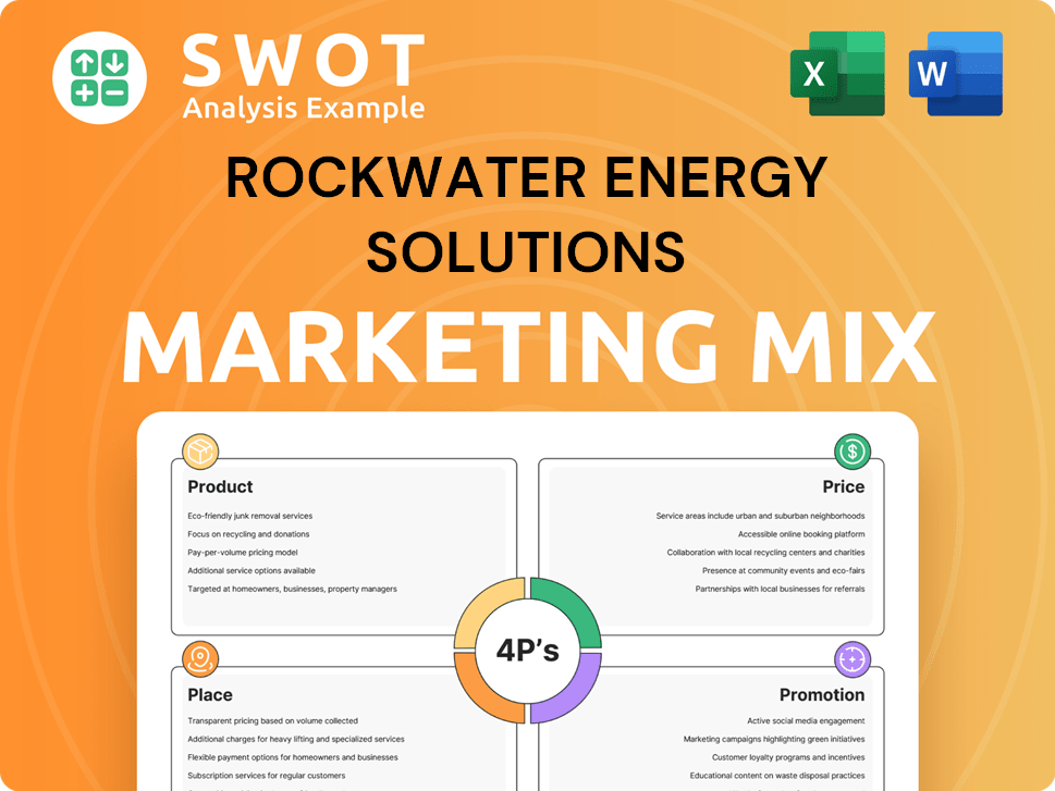 Rockwater Energy Solutions Marketing Mix
