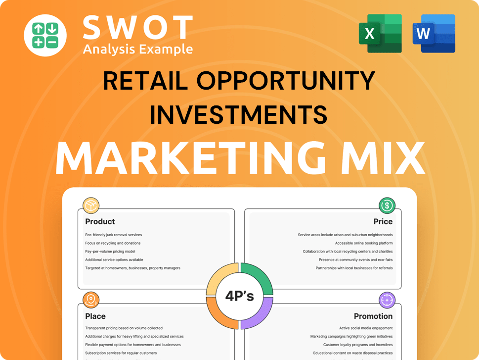 Retail Opportunity Investments Marketing Mix