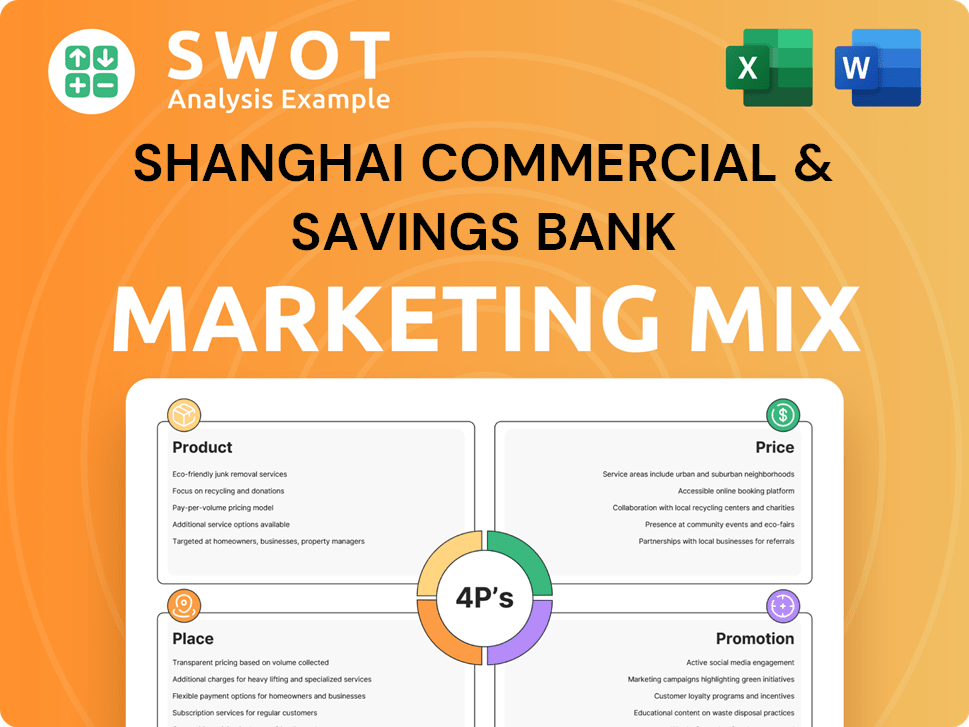 Shanghai Commercial & Savings Bank Marketing Mix