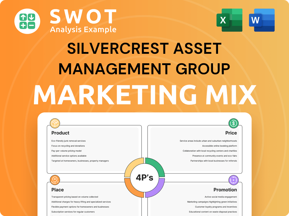 Silvercrest Asset Management Group Marketing Mix