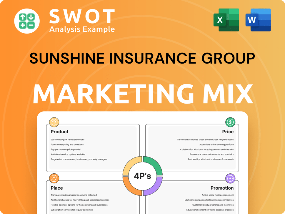 Sunshine Insurance Group Marketing Mix