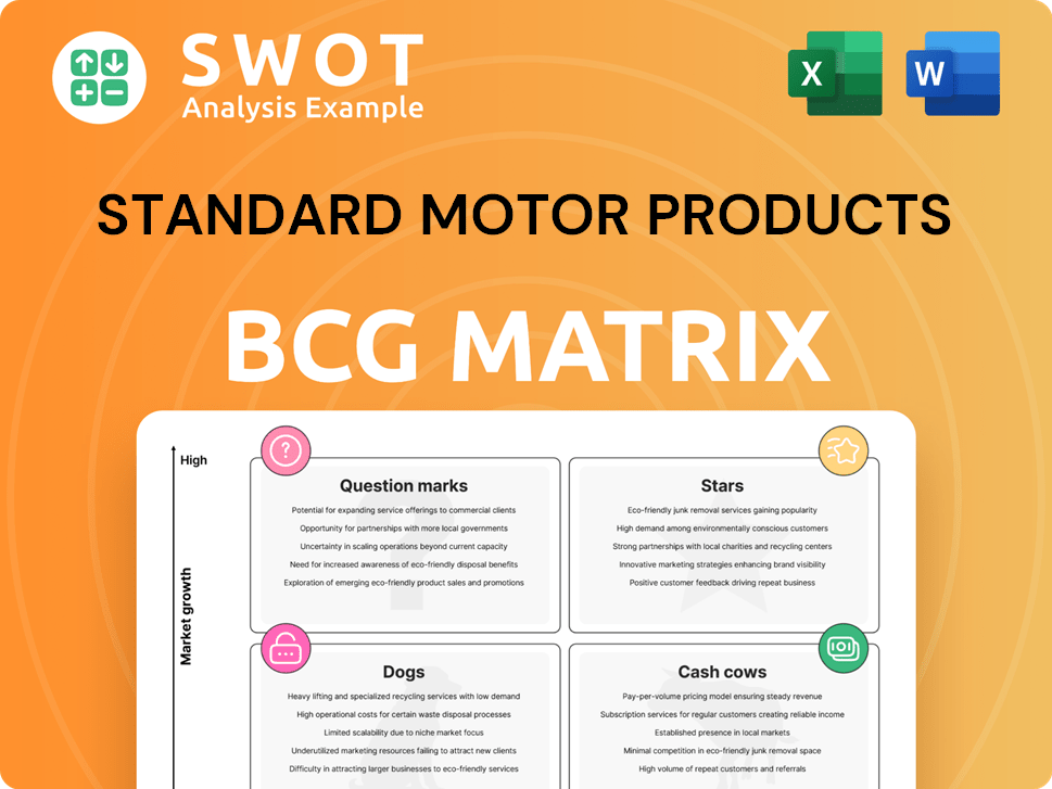 Standard Motor Products Boston Consulting Group Matrix