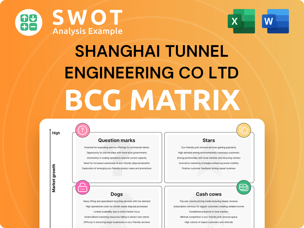Shanghai Tunnel Engineering Co Ltd Boston Consulting Group Matrix