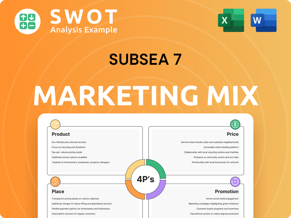 Subsea 7 Marketing Mix