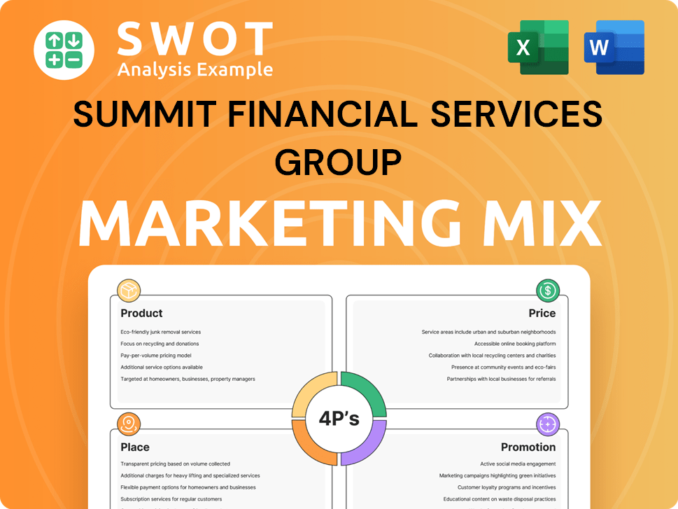 Summit Financial Services Group Marketing Mix