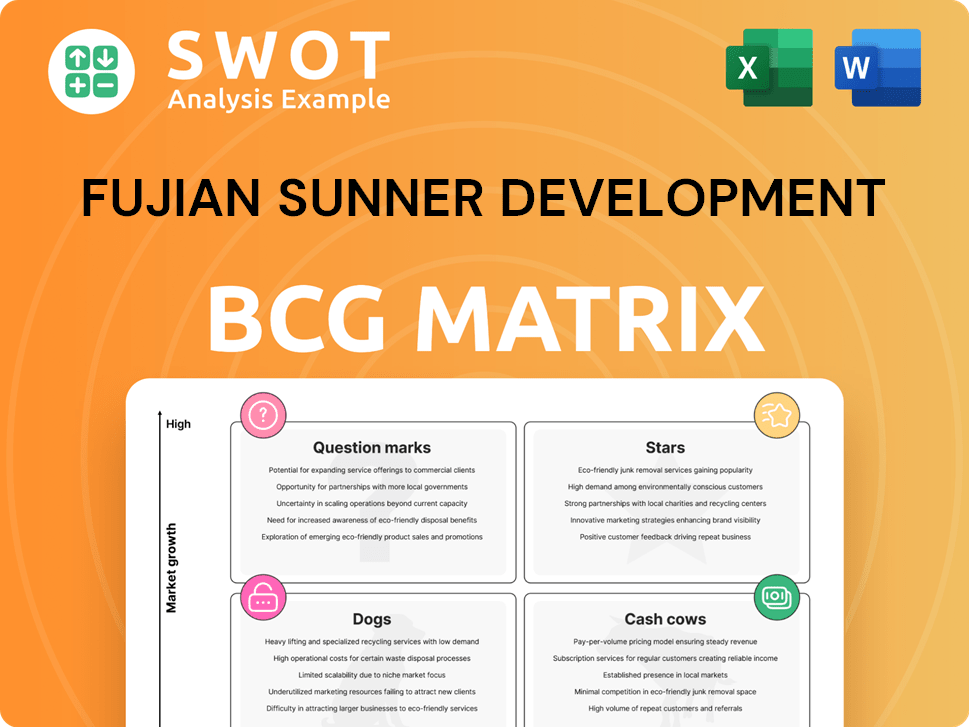 Fujian Sunner Development Boston Consulting Group Matrix
