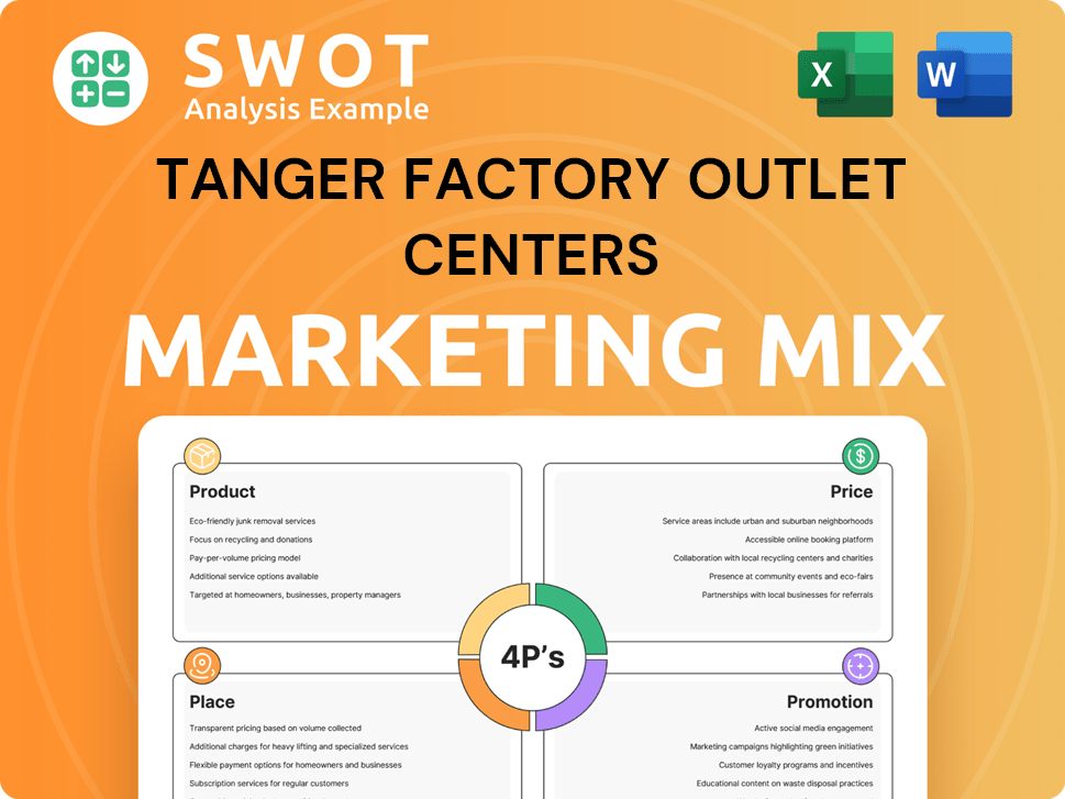 Tanger Factory Outlet Centers Marketing Mix
