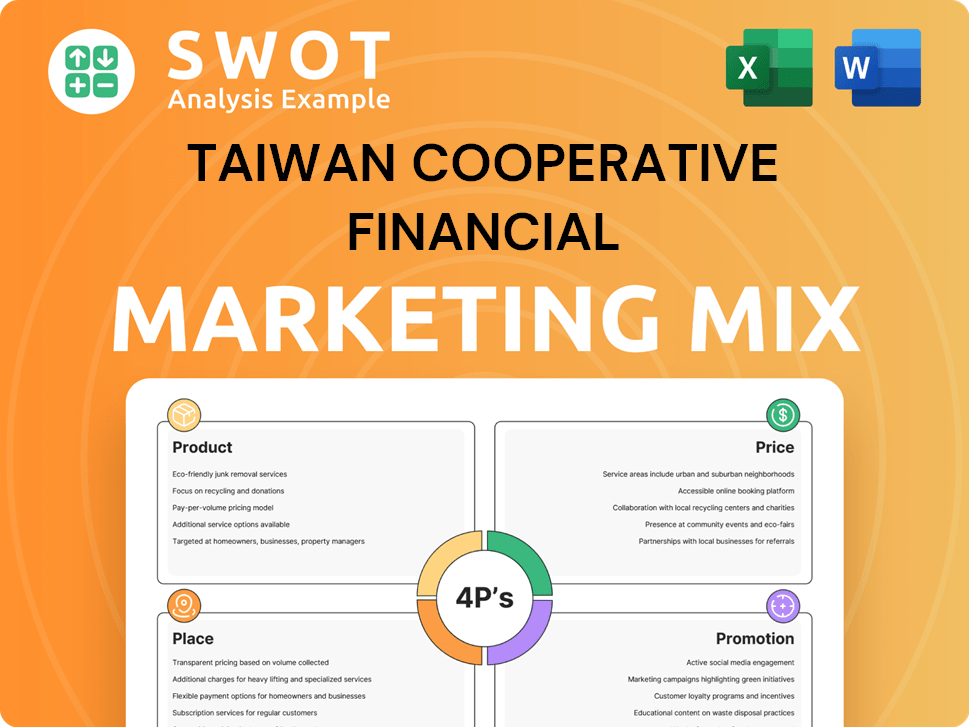Taiwan Cooperative Financial Marketing Mix